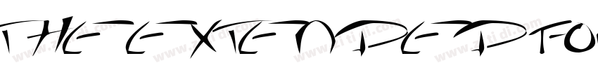 the extended font fr字体转换